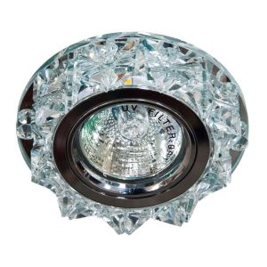 CD2917 Светильник встраиваемый Прозрачный Хром 3LED MR16 GU5.3 Feron 28466