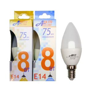 Лампа светодиодная Aktiv Electro LED-C37-Regular 8Вт Е14 3000К