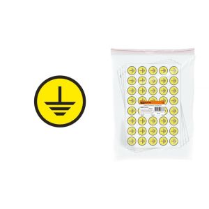 Наклейка «Заземление» 20х20мм TDM SQ0817-0019