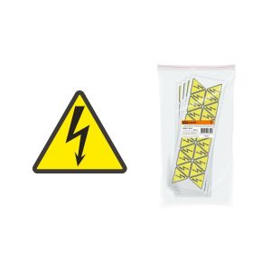 Наклейка «Молния» (треугольник) 50*50*50мм SQ0817-0014