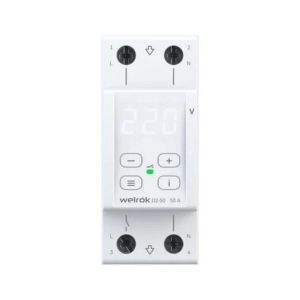 Реле напряжения Welrok D2-50 50А 120-280В цифровое табло