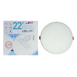 Светильник светодиодный LPFR 22Вт 85-265Вт 4000К КРУГ Aktiv Electro