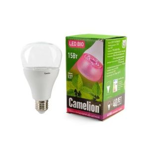 Лампа для роста растений Camelion LED15-PL\BIO\E27