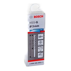 Сверло по металлу 3мм BOSCH 2608595055