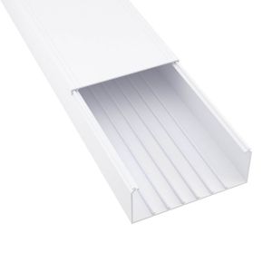 Кабельный короб с  фронтальной крышкой DKC 200х80 (8м) 01793