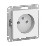 ATLAS БЕЛЫЙ РОЗЕТКА без заземления, 16А, Schneider Electric ATN000141