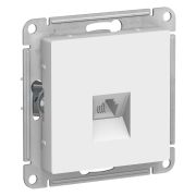 ATLAS БЕЛЫЙ РОЗЕТКА телефонная RJ11, механизм, БЕЛЫЙ Schneider Electric ATN000181