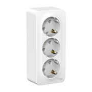 BLANCA Белый Розетка 3-ая с з/к, без шторок, изол.пл.,16А, о/у Schneider Electric BLNRA010311