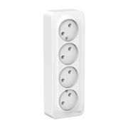 BLANCA Белый Розетка 4-ая без з/к изол.пл., 16А, о/у Schneider Electric BLNRA000411