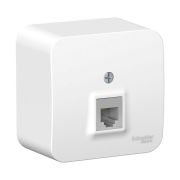 BLANCA Белый Розетка телефонная RJ11, изол.пл., о/у Schneider Electric BLNIA011001