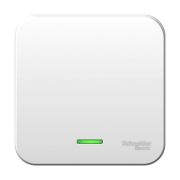 BLANCA Белый 1-кл. выключатель с подсв. изол.пл., 6А, о/у, Schneider Electric BLNVA061111