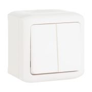 782302 Выключат 10A 2кл IP44 БЕЛ Legrand
