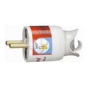 Вилка 2К+З 16А БЕЛАЯ прямая Legrand 50172