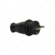 HLT Вилка прямая каучук 2Р+РЕ 16А 250В IP44 083-05-01