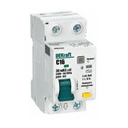 Автомат АВДТ 1P+N ДИФ-103 C16/30мА 4,5кА DEKraft 16052DEK