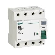 Выключатель диффиренциальный УЗО 4P 80А 300мА AC УЗО-03 6кА DEKraft 14096DEK