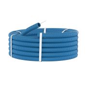 DKC Труба гофрированная полипропиленовая легкая ППЛ D=32mm СИНЯЯ с протяжкой (25m) 11932DKC