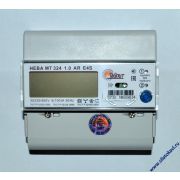 Электросчетчик Нева MT 324 1.0 3ф AR E4BS29 5(100)А (2 тарифа) DIN