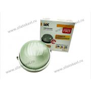 Светильник НПП1301 белый/круг 60Вт IP54  ИЭК (12шт)