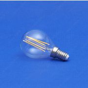 LB-61 прозрачная. Лампа светодиодный шар 4LED(5W) E14 2700K Feron 25578
