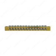 HLT Шина PEN «земля-ноль»8*12мм 14/2 (14групп/крепеж по краям) 081-09-39