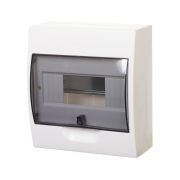 City9 бокс НАВЕСНОЙ с прозрачной дв. 1ряд/8 мод. Systeme Electric EZ9E108S2SRU