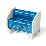 HLT Шины на DIN-рейку в корпусе (кросс-модуль) «Лесенка» L+PEN 2*7 081-06-007