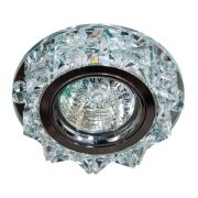 CD2917 Светильник встраиваемый Прозрачный Хром 3LED MR16 GU5.3 Feron 28466