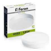 LB-454 Лампа светодиодная 15W GX53 4000К Feron 25836