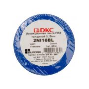 DKC Изолента 0,15х19 25м Синяя 2NI16BL