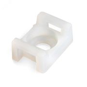 Площадка монтажная под винт ПМО 22х16 (100шт) Белая Fortisflex 53313