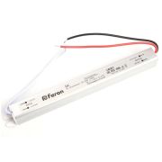 Трансформатор электронный УЛЬТРАТОНКИЙ для светодиодной ленты 24W 12V (драйвер), LB001 48011