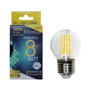 Лампа светодиодная Aktiv Electro Premium G45 8Вт Е27 220В 3000К 700Лм 360гр. 103-08