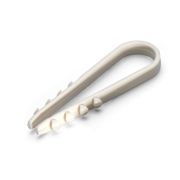 Дюбель хомут нейлон ДХ 5-10 Белый (100шт) Fortisflex 56866