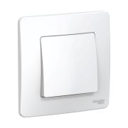 BLANCA ВСТРОЙКА Белый 1-кл. выключатель, 6А, c/у, Schneider Electric BLNVS006101