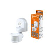 Датчик движения стена ДДС-01 1100Вт, 5-480с, 2-12м, 5+Лк, 180гр, IP44, TDM SQ0324-0006