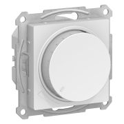 ATLAS АЛЮМИНИЙ СВЕТОРЕГУЛЯТОР (диммер) поворотно-нажимной, 315Вт, мех., Schneider Electric ATN000334