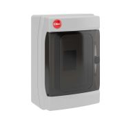 DKC Щиток настенный с дверцей 4 мод.,IP65, серый 85604