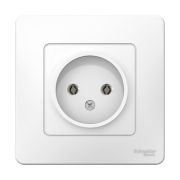 BLANCA ВСТРОЙКА Белый Розетка 1-ая без з/к, без шторок, 16А, с/у, Schneider Electric BLNRS000011