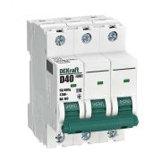 Выключатель автоматический модульный  ВА-103 х-ка D 3Р 40А 6 кА DEKraft 12373DEK
