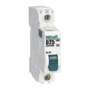 Выключатель автоматический модульный ВА-101 х-ка D 1Р 25А 4,5 кА DEKraft 11104DEK