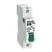 Выключатель автоматический модульный  ВА-103 х-ка D 1Р 16А 6 кА DEKraft 12337DEK