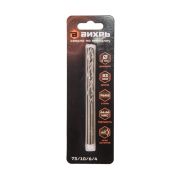 Сверло по металлу 6мм, P6M5 (1шт в блистере) Вихрь