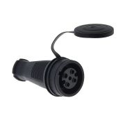 КАУЧУК Розетка переносная 3P+E 16А IP44 TPlast 31.02.304.0300