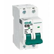 Выключатель автоматический модульный ВА-103 2Р 20А х-ка С 6 кА DEKraft 12290DEK