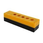 HLT Корпус КП105 пластиковый 5 кнопок желтый 085-11-010