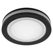 AL600 черный круг.Светильник встраиваемый 7W 4000K LED подсветка 4000K 80*30mm Feron 29569