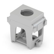 Tekfor Адаптер AK22 GREY для установки на DIN-рейку устр. упр и сигн Dуст. 22мм, серый 08-04-009