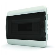 Tekfor Щит встраиваемый BVK 40-12-1 (12 мод. IP41, прозрачная черная дверца) 01-02-021