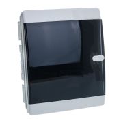 Tekfor Щит встраиваемый CVK 40-18-1 (18 мод. IP41, прозрачная черная дверца) 01-05-007